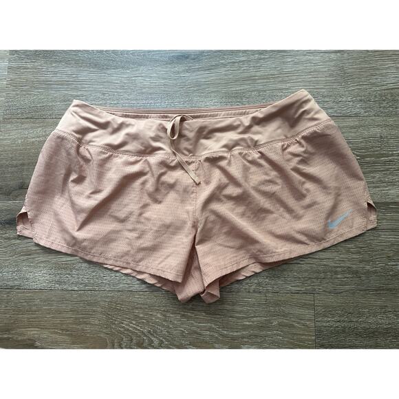 Nike Women’s XL Pink Running Shorts EUC Athletic Dri-FIT Lightweight Workout - Picture 1 of 4